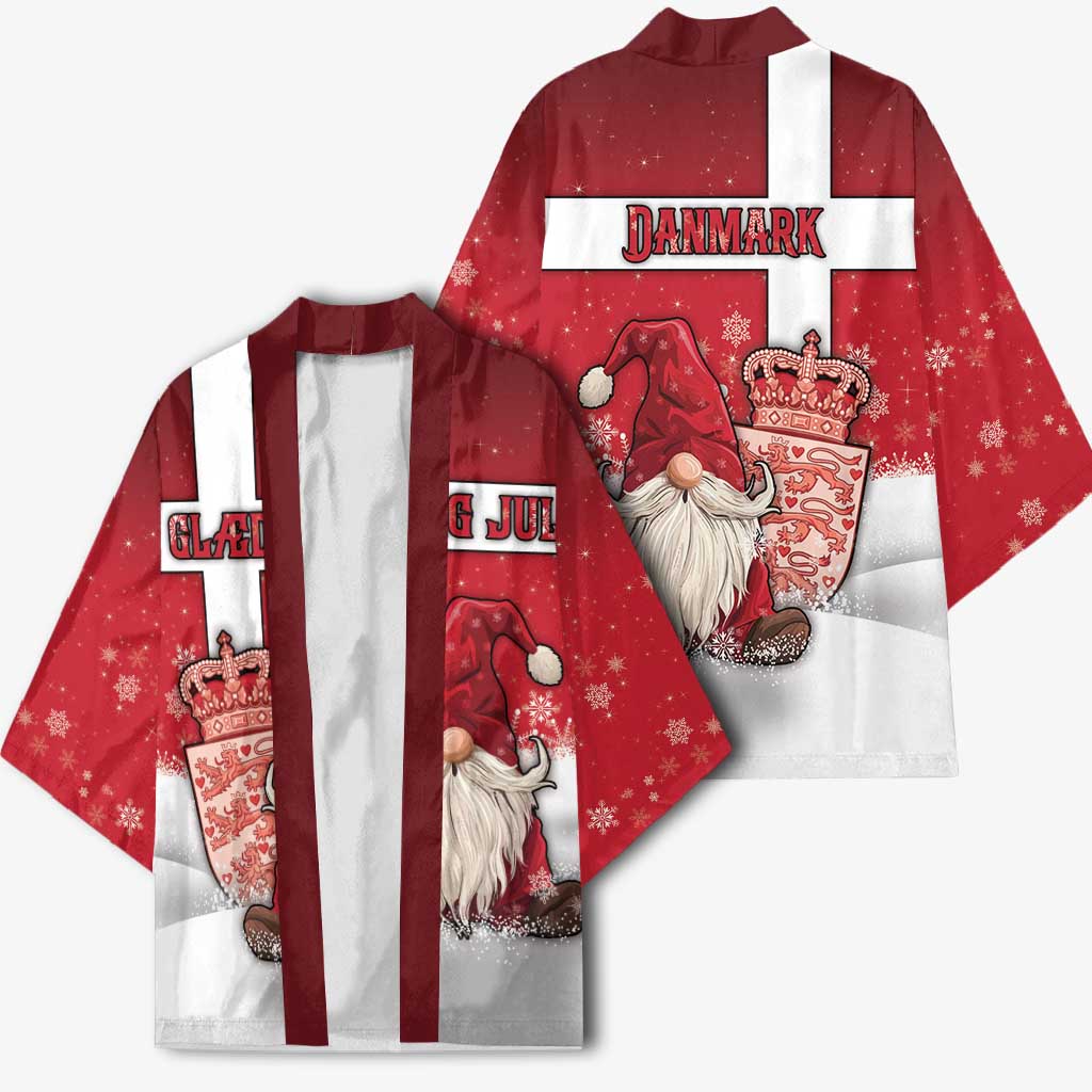 Denmark Christmas Kimono Nisse Glaedelig Jul - Wonder Print Shop