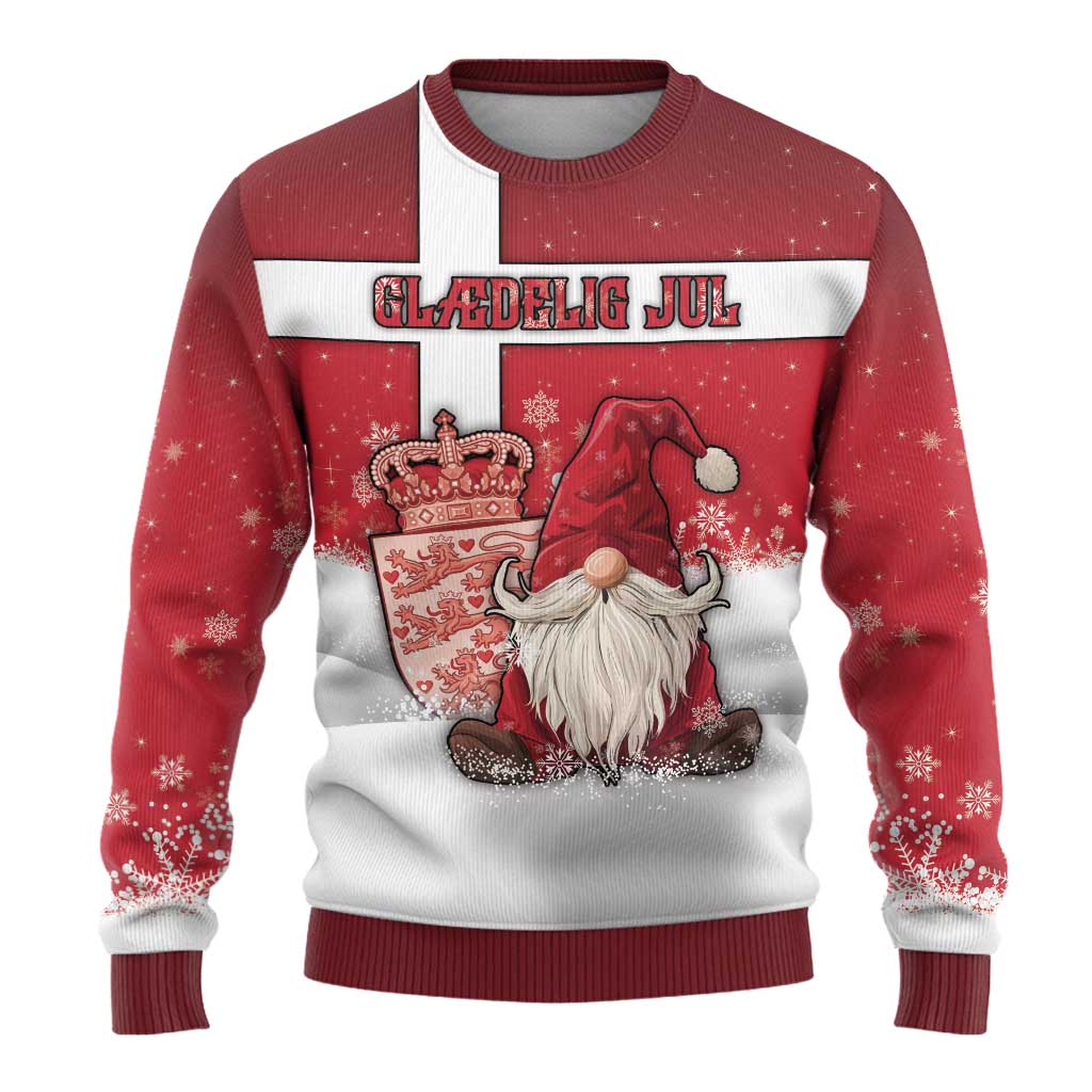 Denmark Christmas Ugly Christmas Sweater Nisse Glaedelig Jul - Wonder Print Shop
