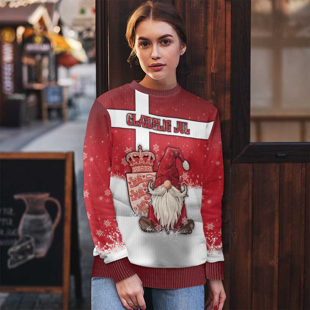Denmark Christmas Ugly Christmas Sweater Nisse Glaedelig Jul - Wonder Print Shop