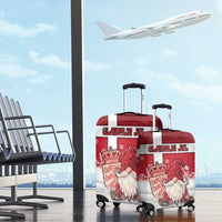 Denmark Christmas Luggage Cover Nisse Glaedelig Jul - Wonder Print Shop