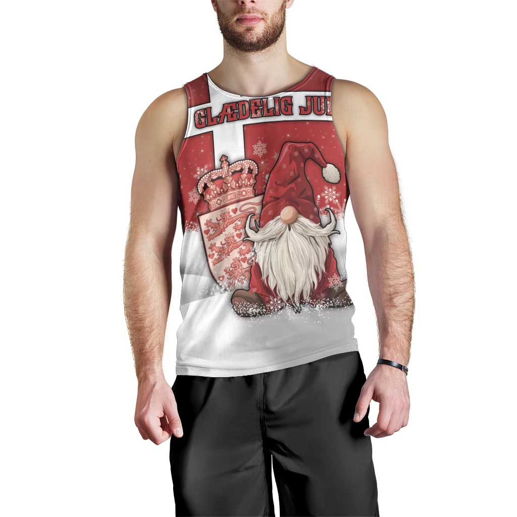 Denmark Christmas Men Tank Top Nisse Glaedelig Jul - Wonder Print Shop
