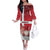 Denmark Christmas Off The Shoulder Long Sleeve Dress Nisse Glaedelig Jul - Wonder Print Shop
