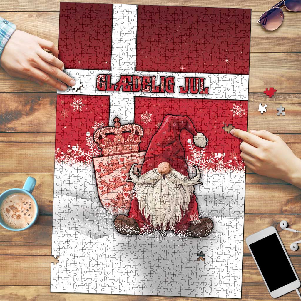 Denmark Christmas Puzzle Nisse Glaedelig Jul - Wonder Print Shop