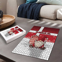 Denmark Christmas Puzzle Nisse Glaedelig Jul - Wonder Print Shop