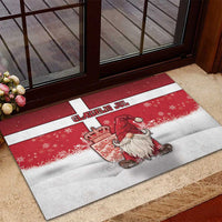Denmark Christmas Rubber Doormat Nisse Glaedelig Jul - Wonder Print Shop