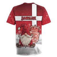 Denmark Christmas Rugby Jersey Nisse Glaedelig Jul - Wonder Print Shop