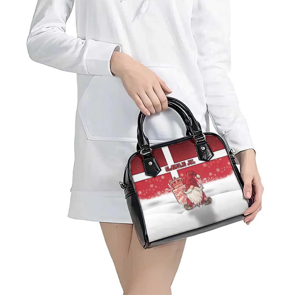 Denmark Christmas Shoulder Handbag Nisse Glaedelig Jul - Wonder Print Shop
