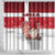 Denmark Christmas Shower Curtain Nisse Glaedelig Jul - Wonder Print Shop
