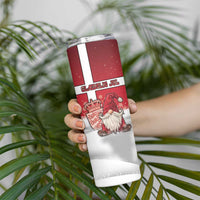 Denmark Christmas Skinny Tumbler Nisse Glaedelig Jul - Wonder Print Shop