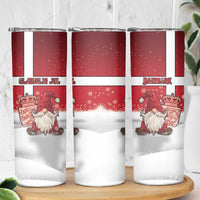 Denmark Christmas Skinny Tumbler Nisse Glaedelig Jul - Wonder Print Shop