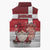 Denmark Christmas Sleeveless Puffer Jacket Nisse Glaedelig Jul - Wonder Print Shop