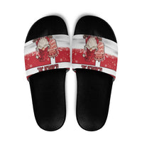 Denmark Christmas Slide Sandals Nisse Glaedelig Jul - Wonder Print Shop