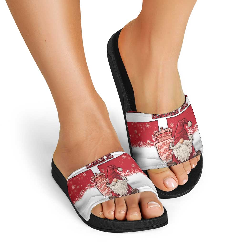 Denmark Christmas Slide Sandals Nisse Glaedelig Jul - Wonder Print Shop