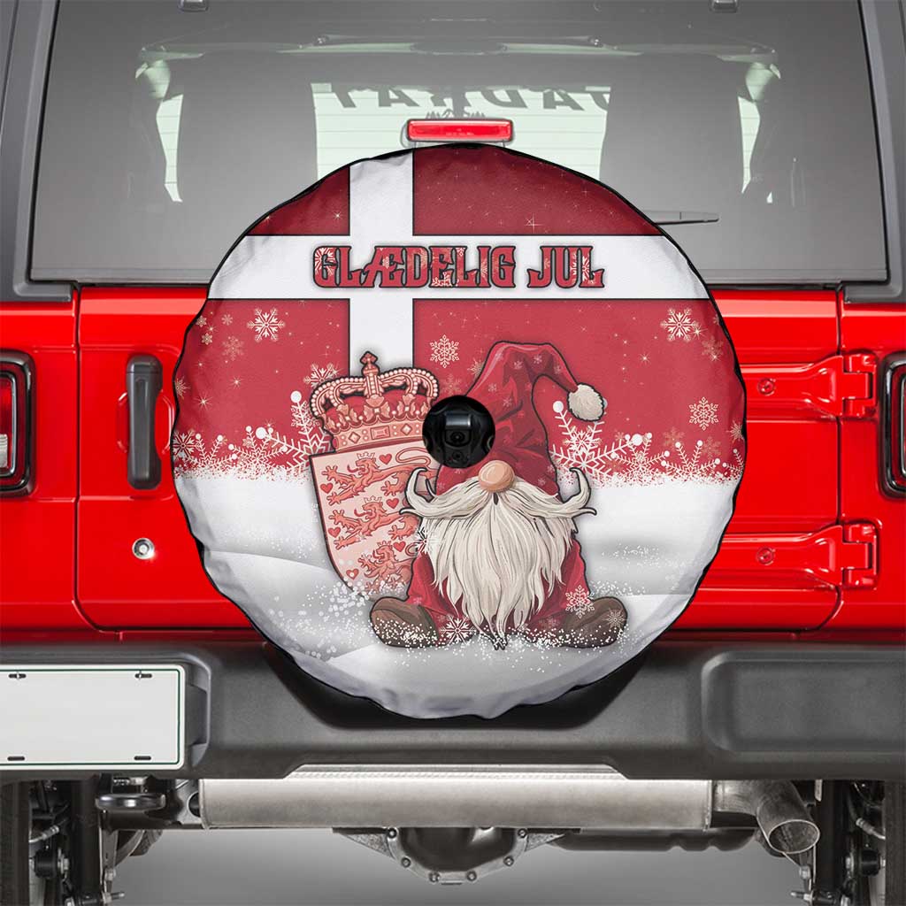 Denmark Christmas Spare Tire Cover Nisse Glaedelig Jul - Wonder Print Shop