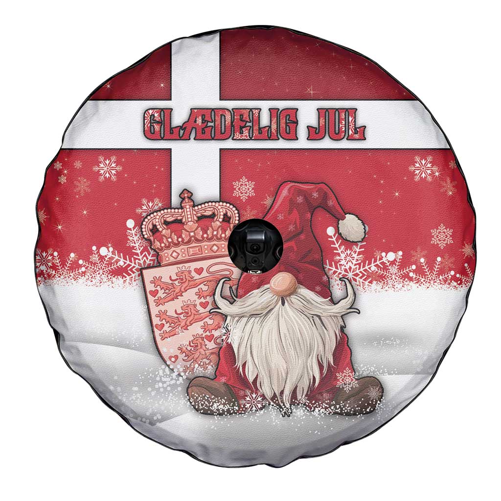 Denmark Christmas Spare Tire Cover Nisse Glaedelig Jul - Wonder Print Shop