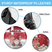 Denmark Christmas Spare Tire Cover Nisse Glaedelig Jul - Wonder Print Shop