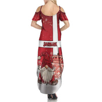 Denmark Christmas Summer Maxi Dress Nisse Glaedelig Jul - Wonder Print Shop