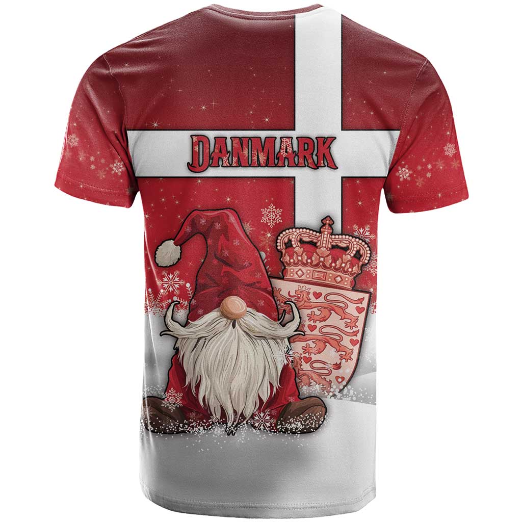 Denmark Christmas T Shirt Nisse Glaedelig Jul - Wonder Print Shop