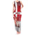 Denmark Christmas Tank Maxi Dress Nisse Glaedelig Jul - Wonder Print Shop