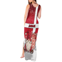 Denmark Christmas Tank Maxi Dress Nisse Glaedelig Jul - Wonder Print Shop