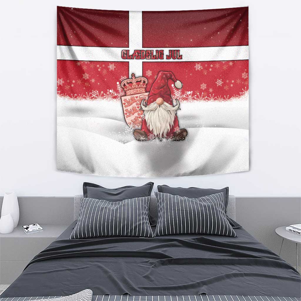 Denmark Christmas Tapestry Nisse Glaedelig Jul - Wonder Print Shop