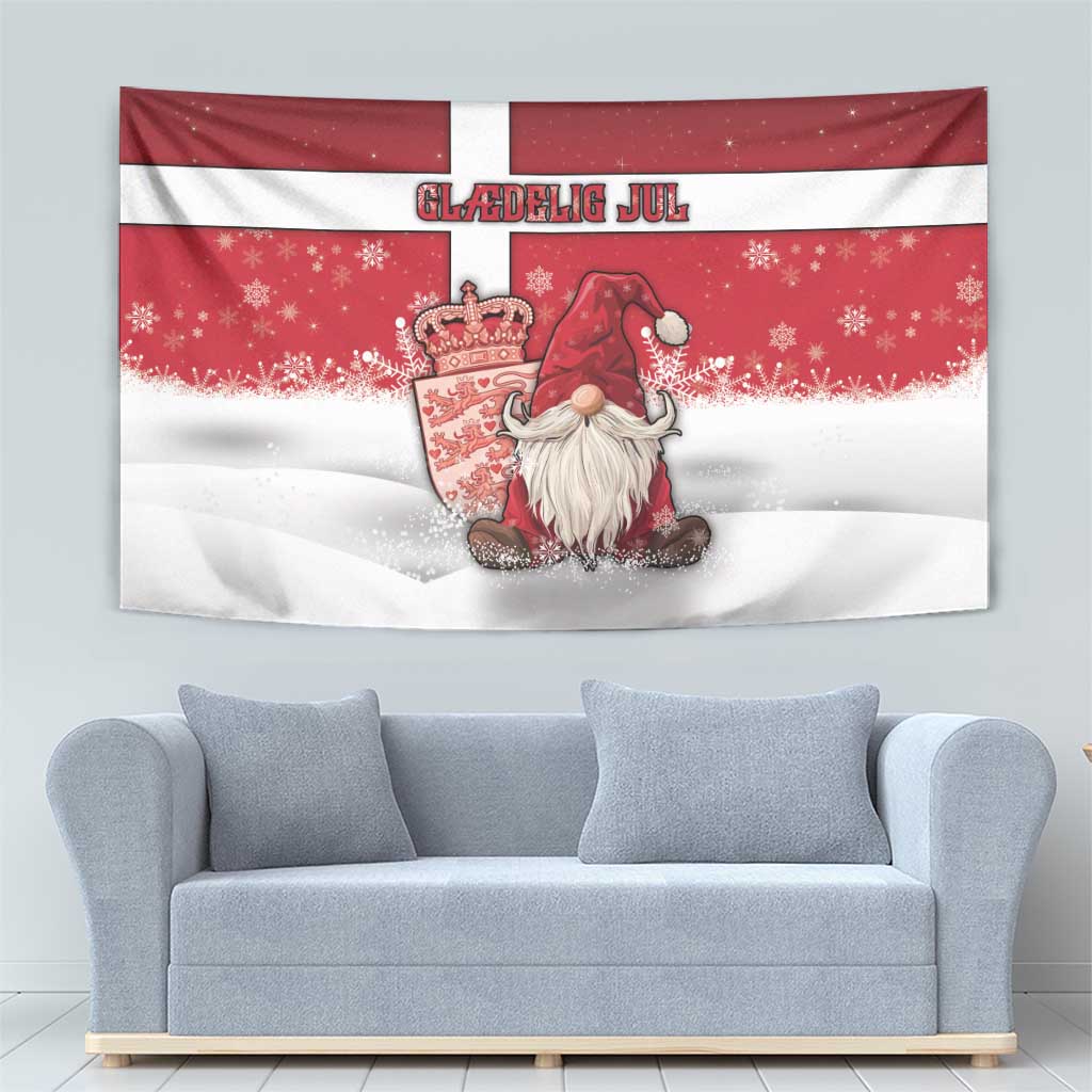 Denmark Christmas Tapestry Nisse Glaedelig Jul - Wonder Print Shop