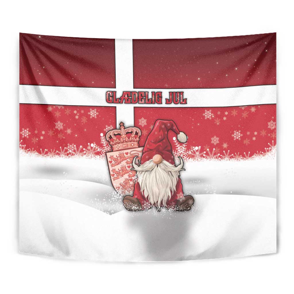 Denmark Christmas Tapestry Nisse Glaedelig Jul - Wonder Print Shop