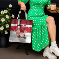 Denmark Christmas Tote Bag Nisse Glaedelig Jul - Wonder Print Shop