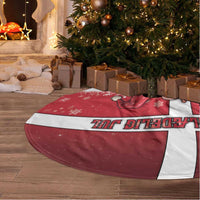 Denmark Christmas Tree Skirt Nisse Glaedelig Jul - Wonder Print Shop