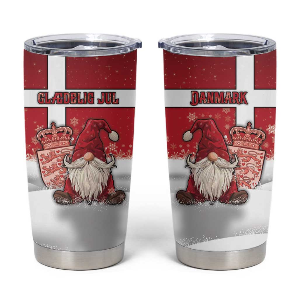 Denmark Christmas Tumbler Cup Nisse Glaedelig Jul - Wonder Print Shop