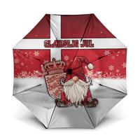 Denmark Christmas Umbrella Nisse Glaedelig Jul - Wonder Print Shop