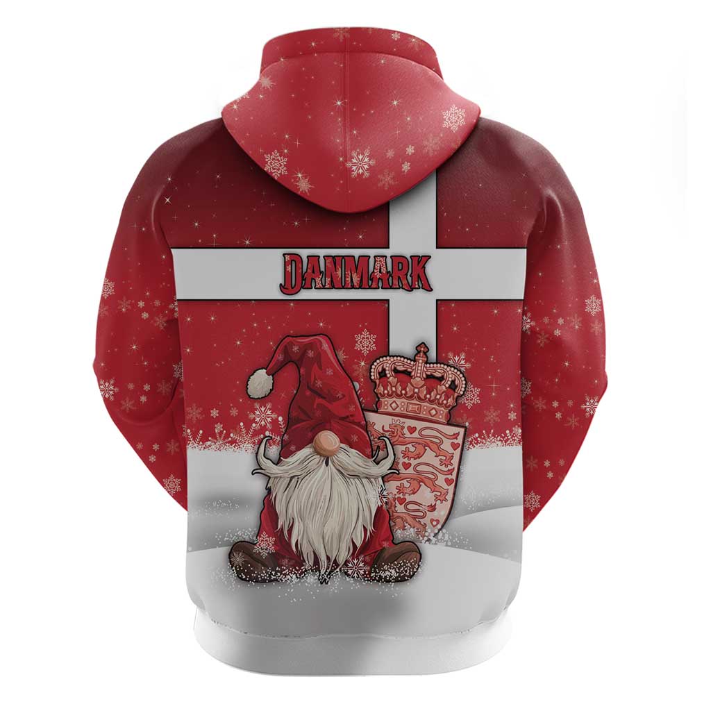 Denmark Christmas Zip Hoodie Nisse Glaedelig Jul - Wonder Print Shop