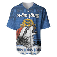 Personalized Estonia Christmas Baseball Jersey Haid Joule - Wonder Print Shop