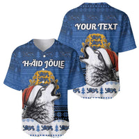 Personalized Estonia Christmas Baseball Jersey Haid Joule - Wonder Print Shop