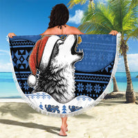 Estonia Christmas Beach Blanket Haid Joule - Wonder Print Shop