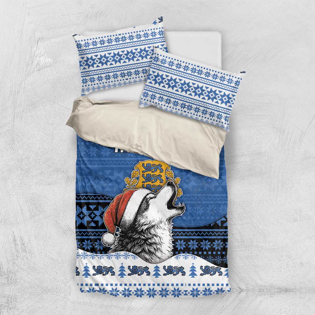 Estonia Christmas Bedding Set Haid Joule - Wonder Print Shop