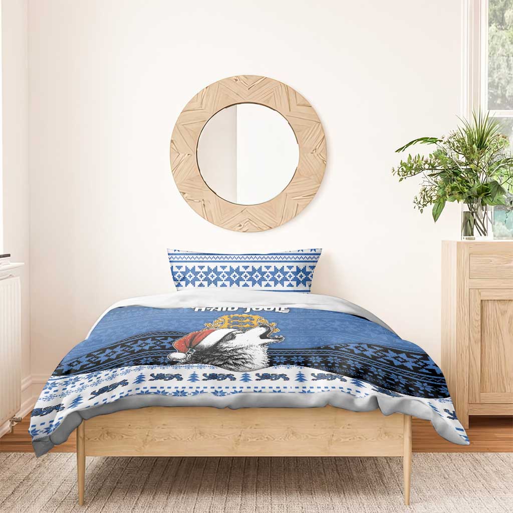 Estonia Christmas Bedding Set Haid Joule - Wonder Print Shop