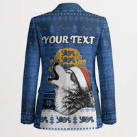 Personalized Estonia Christmas Blazer Haid Joule - Wonder Print Shop