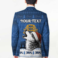 Personalized Estonia Christmas Blazer Haid Joule - Wonder Print Shop