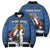 Personalized Estonia Christmas Bomber Puffer Jacket Haid Joule - Wonder Print Shop