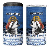 Personalized Estonia Christmas 4 in 1 Can Cooler Tumbler Haid Joule - Wonder Print Shop
