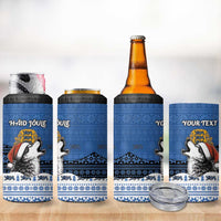 Personalized Estonia Christmas 4 in 1 Can Cooler Tumbler Haid Joule - Wonder Print Shop