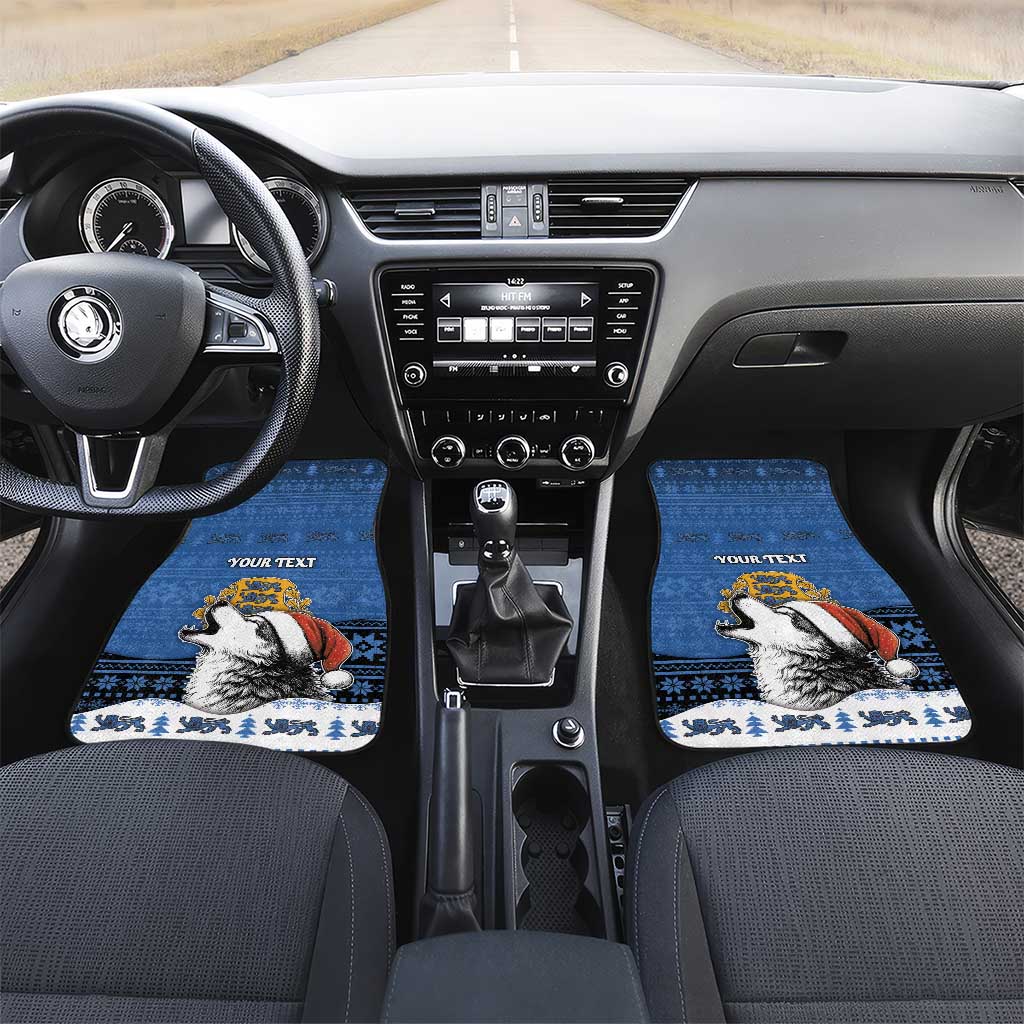 Personalized Estonia Christmas Car Mats Haid Joule - Wonder Print Shop