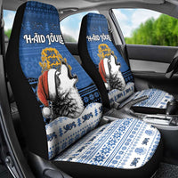 Estonia Christmas Car Seat Cover Haid Joule - Wonder Print Shop