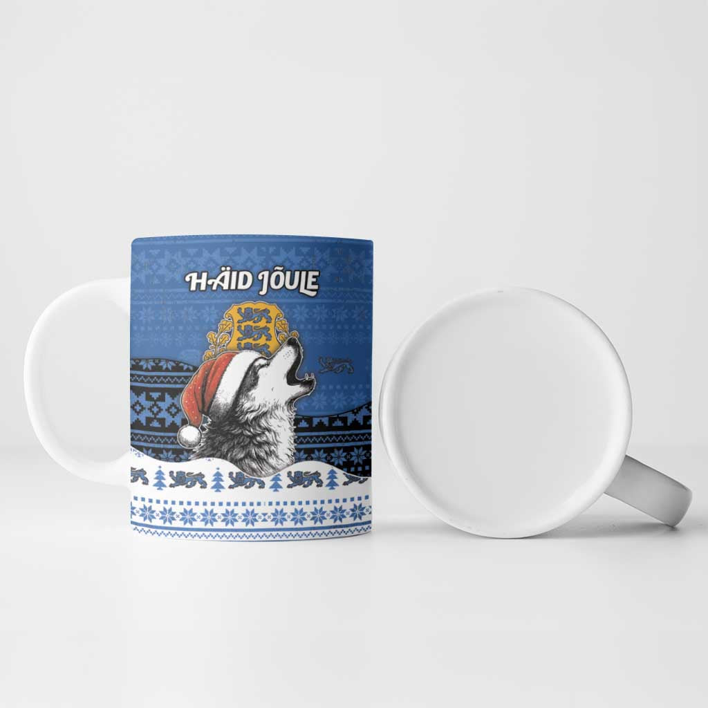 Personalized Estonia Christmas Ceramic Mug Haid Joule - Wonder Print Shop