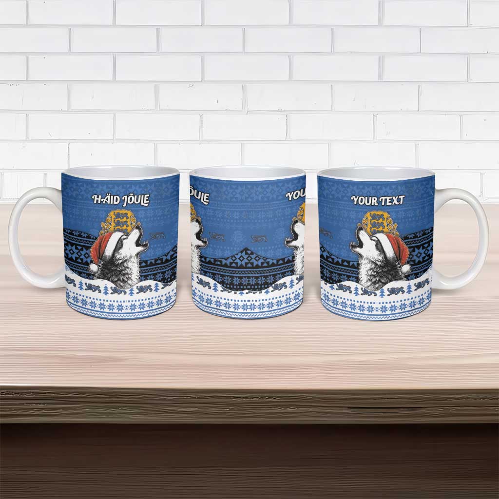 Personalized Estonia Christmas Ceramic Mug Haid Joule - Wonder Print Shop