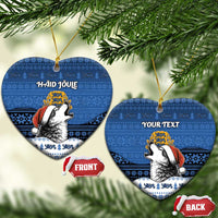 Personalized Estonia Christmas Ceramic Ornament Haid Joule - Wonder Print Shop