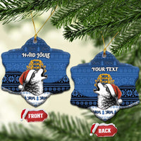 Personalized Estonia Christmas Ceramic Ornament Haid Joule - Wonder Print Shop