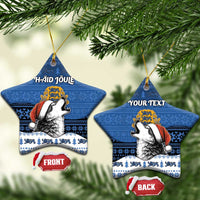 Personalized Estonia Christmas Ceramic Ornament Haid Joule - Wonder Print Shop