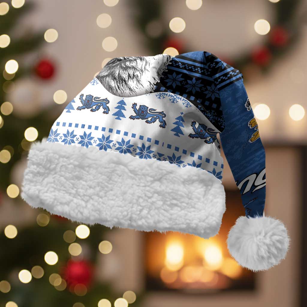 Personalized Estonia Christmas Santa Hat Haid Joule - Wonder Print Shop